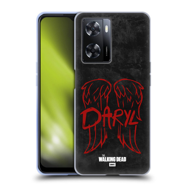 AMC The Walking Dead Daryl Dixon Iconic Wings Logo Soft Gel Case for OPPO A57s