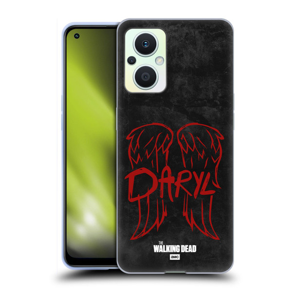 AMC The Walking Dead Daryl Dixon Iconic Wings Logo Soft Gel Case for OPPO Reno8 Lite