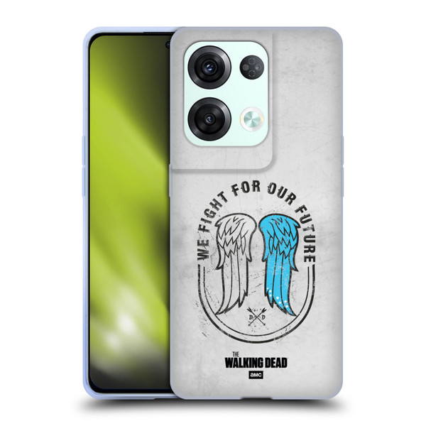 AMC The Walking Dead Daryl Dixon Iconic Wings Soft Gel Case for OPPO Reno8 Pro