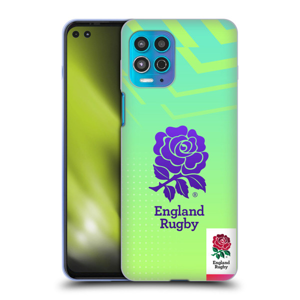England Rugby Union This Rose Means Everything Logo in Neon Green Soft Gel Case for Motorola Moto G100
