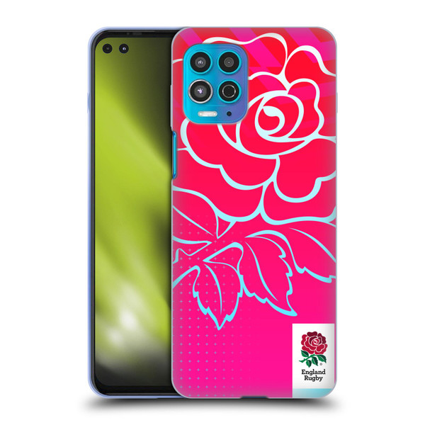 England Rugby Union This Rose Means Everything Oversized Logo Soft Gel Case for Motorola Moto G100