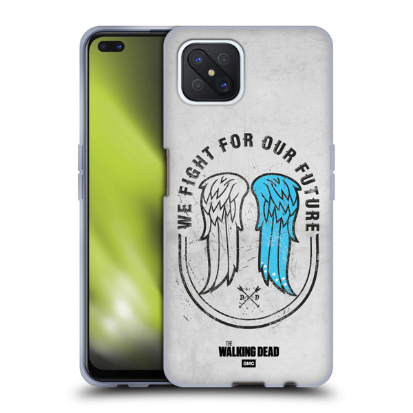 AMC The Walking Dead Daryl Dixon Iconic Wings Soft Gel Case for OPPO Reno4 Z 5G