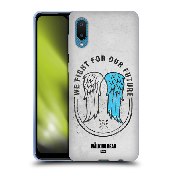 AMC The Walking Dead Daryl Dixon Iconic Wings Soft Gel Case for Samsung Galaxy A02/M02 (2021)