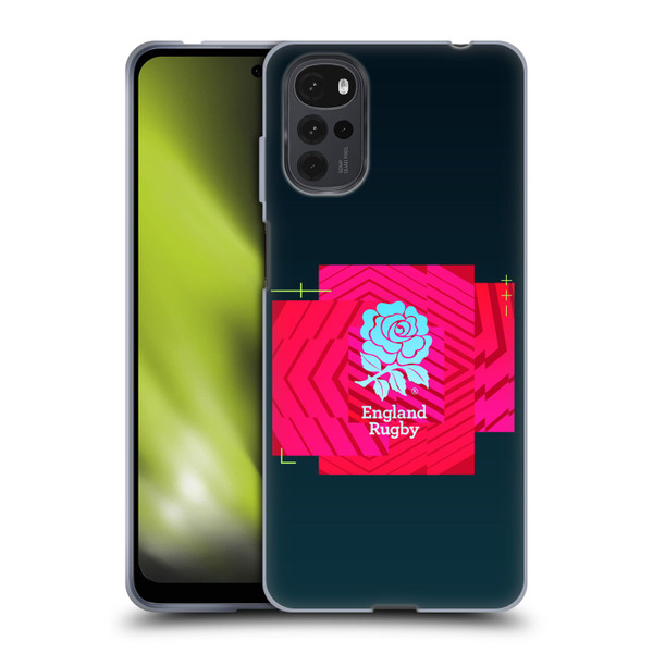 England Rugby Union This Rose Means Everything Logo in Black Soft Gel Case for Motorola Moto G22
