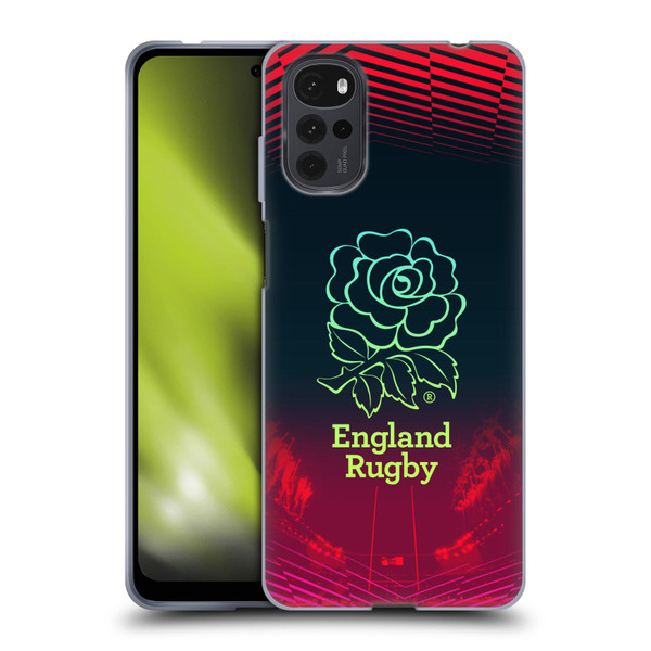 England Rugby Union This Rose Means Everything Logo in Red Soft Gel Case for Motorola Moto G22