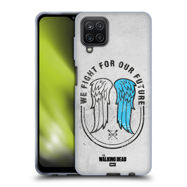 AMC The Walking Dead Daryl Dixon Iconic Wings Soft Gel Case for Samsung Galaxy A12 (2020)
