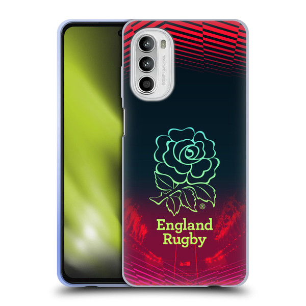 England Rugby Union This Rose Means Everything Logo in Red Soft Gel Case for Motorola Moto G52