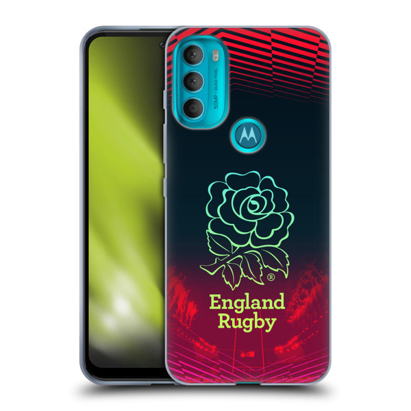 England Rugby Union This Rose Means Everything Logo in Red Soft Gel Case for Motorola Moto G71 5G