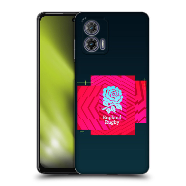 England Rugby Union This Rose Means Everything Logo in Black Soft Gel Case for Motorola Moto G73 5G