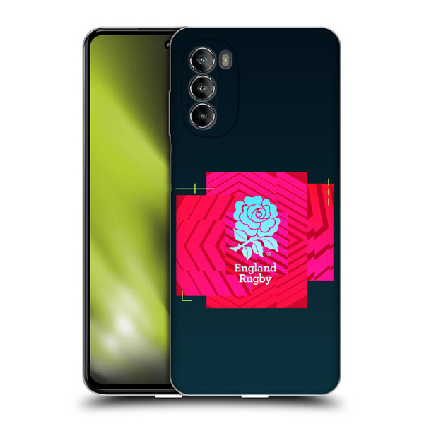 England Rugby Union This Rose Means Everything Logo in Black Soft Gel Case for Motorola Moto G82 5G