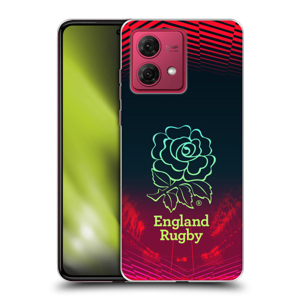 England Rugby Union This Rose Means Everything Logo in Red Soft Gel Case for Motorola Moto G84 5G