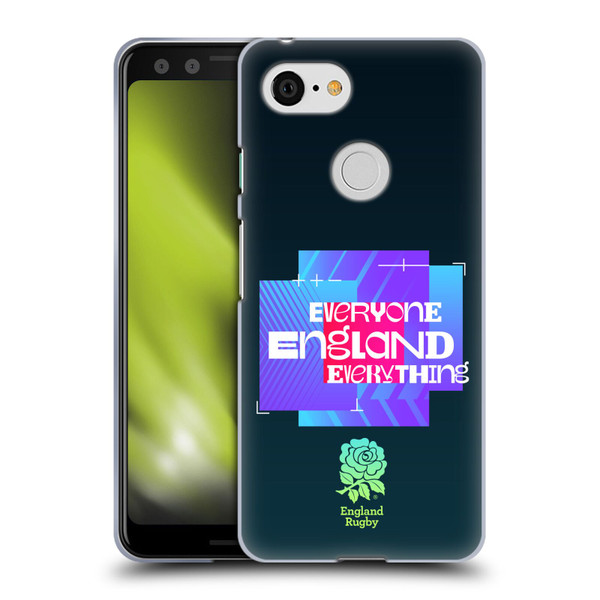 England Rugby Union This Rose Means Everything Slogan in Black Soft Gel Case for Google Pixel 3