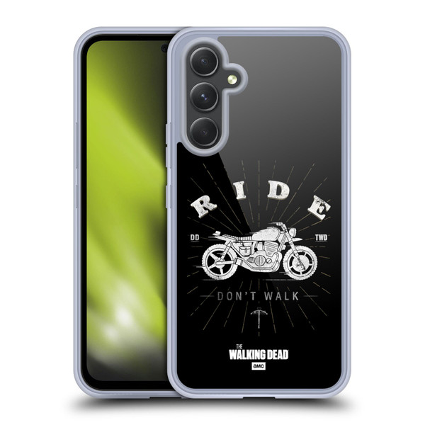 AMC The Walking Dead Daryl Dixon Iconic Ride Don't Walk Soft Gel Case for Samsung Galaxy A54 5G