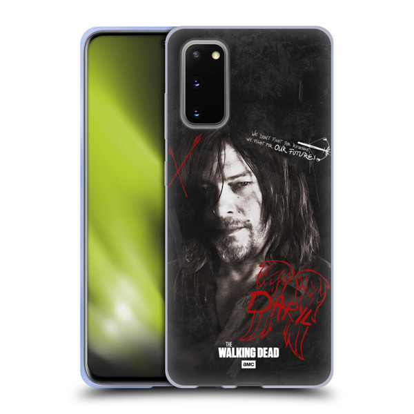 AMC The Walking Dead Daryl Dixon Iconic Grafitti Soft Gel Case for Samsung Galaxy S20 / S20 5G