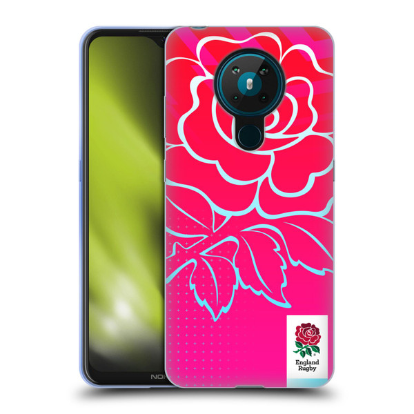 England Rugby Union This Rose Means Everything Oversized Logo Soft Gel Case for Nokia 5.3
