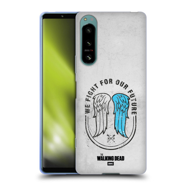 AMC The Walking Dead Daryl Dixon Iconic Wings Soft Gel Case for Sony Xperia 5 IV