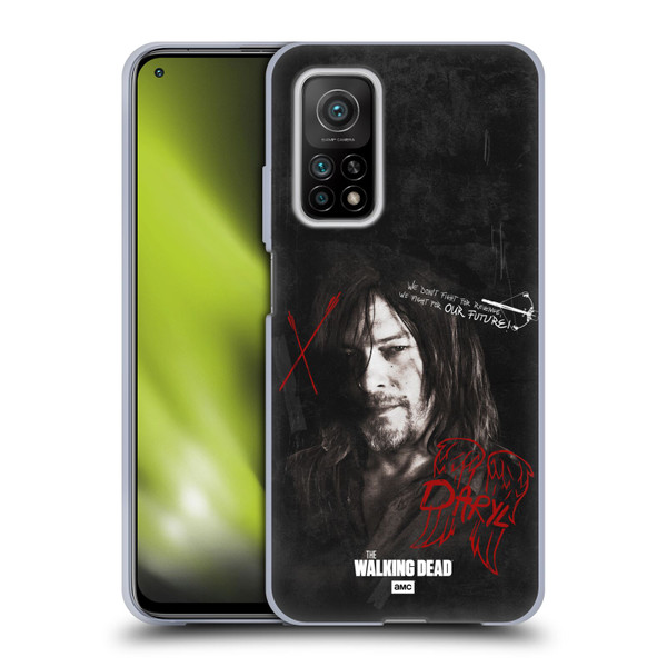 AMC The Walking Dead Daryl Dixon Iconic Grafitti Soft Gel Case for Xiaomi Mi 10T 5G