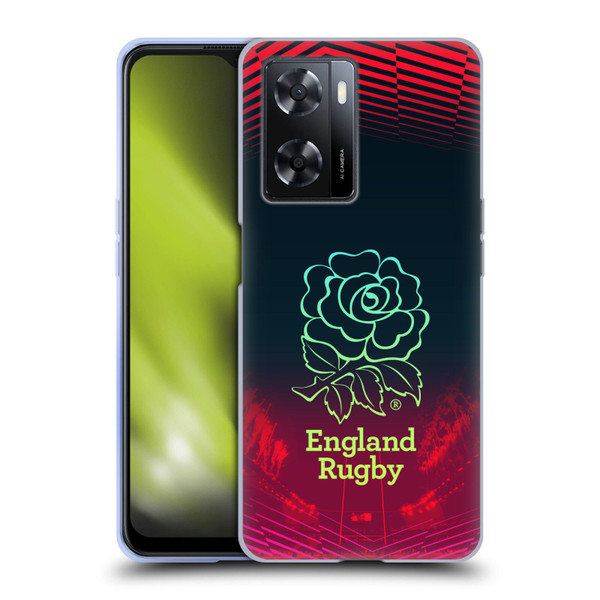 England Rugby Union This Rose Means Everything Logo in Red Soft Gel Case for OPPO A57s