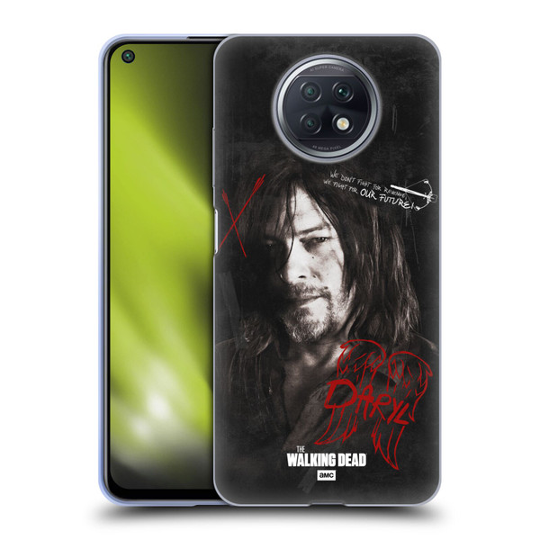 AMC The Walking Dead Daryl Dixon Iconic Grafitti Soft Gel Case for Xiaomi Redmi Note 9T 5G