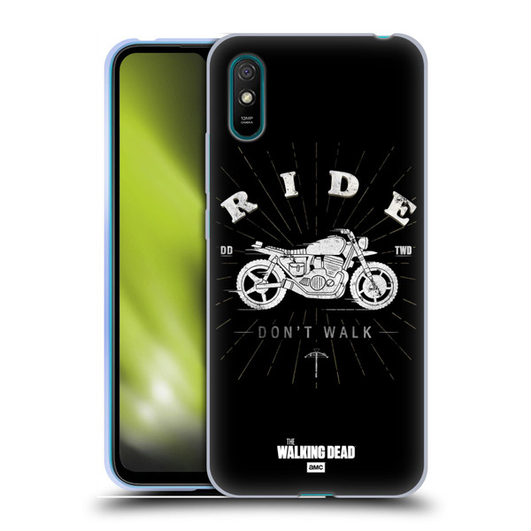 AMC The Walking Dead Daryl Dixon Iconic Ride Don't Walk Soft Gel Case for Xiaomi Redmi 9A / Redmi 9AT