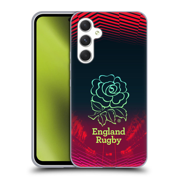 England Rugby Union This Rose Means Everything Logo in Red Soft Gel Case for Samsung Galaxy A54 5G