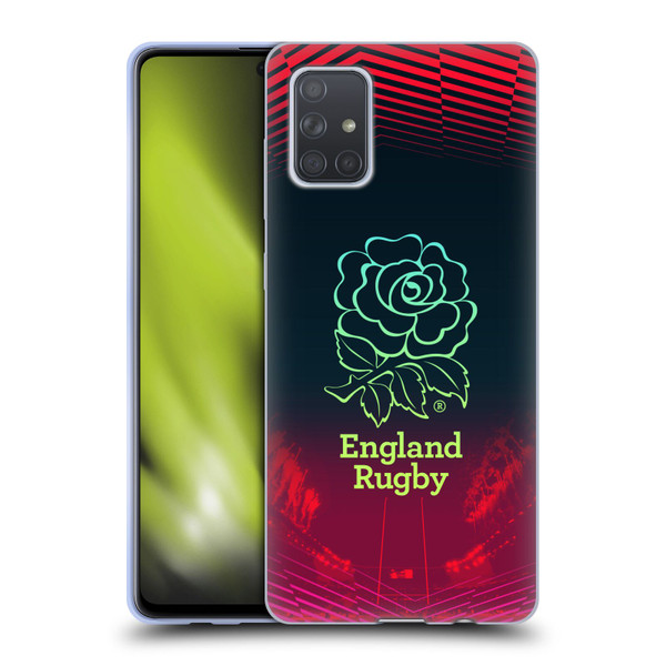 England Rugby Union This Rose Means Everything Logo in Red Soft Gel Case for Samsung Galaxy A71 (2019)