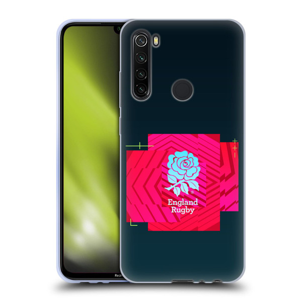 England Rugby Union This Rose Means Everything Logo in Black Soft Gel Case for Xiaomi Redmi Note 8T