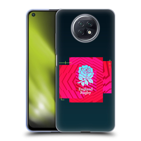 England Rugby Union This Rose Means Everything Logo in Black Soft Gel Case for Xiaomi Redmi Note 9T 5G