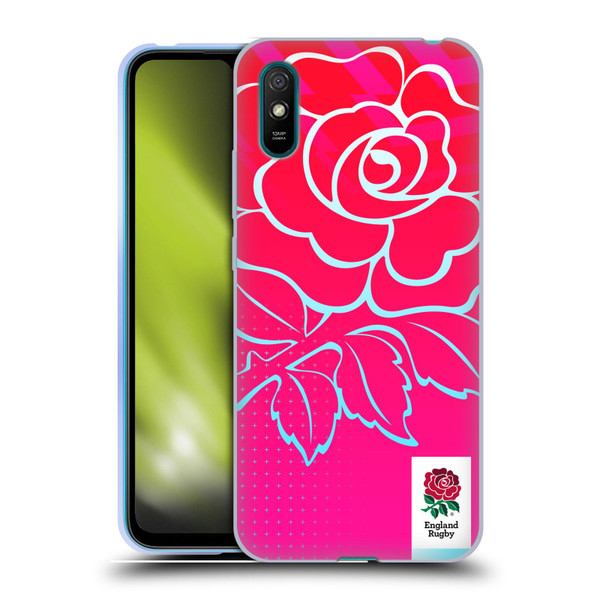 England Rugby Union This Rose Means Everything Oversized Logo Soft Gel Case for Xiaomi Redmi 9A / Redmi 9AT