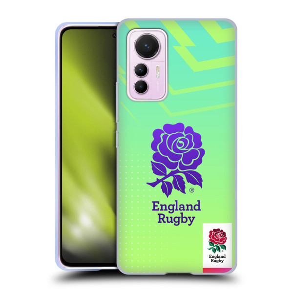 England Rugby Union This Rose Means Everything Logo in Neon Green Soft Gel Case for Xiaomi 12 Lite