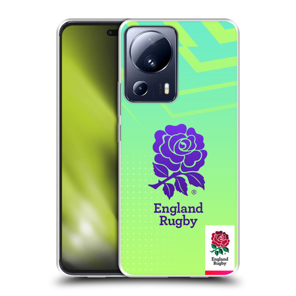 England Rugby Union This Rose Means Everything Logo in Neon Green Soft Gel Case for Xiaomi 13 Lite 5G