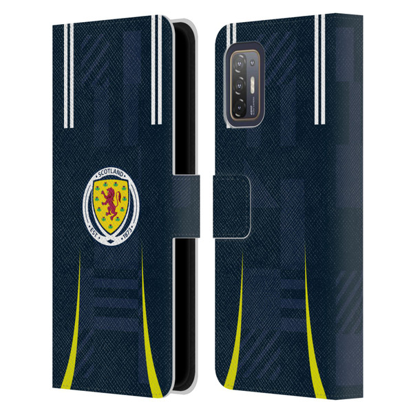 Scotland National Football Team 2024/25 Kits Home Leather Book Wallet Case Cover For HTC Desire 21 Pro 5G