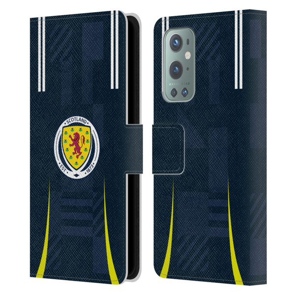 Scotland National Football Team 2024/25 Kits Home Leather Book Wallet Case Cover For OnePlus 9
