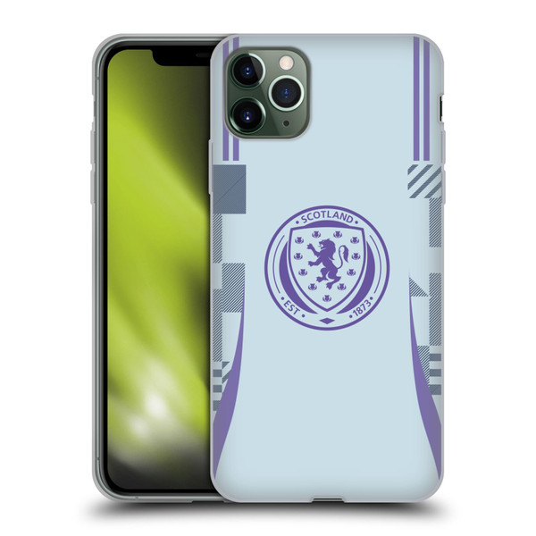 Scotland National Football Team 2024/25 Kits Away Soft Gel Case for Apple iPhone 11 Pro Max