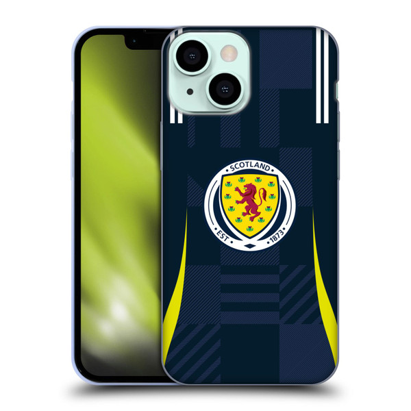 Scotland National Football Team 2024/25 Kits Home Soft Gel Case for Apple iPhone 13 Mini