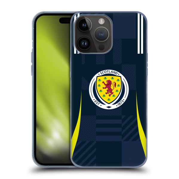 Scotland National Football Team 2024/25 Kits Home Soft Gel Case for Apple iPhone 15 Pro Max