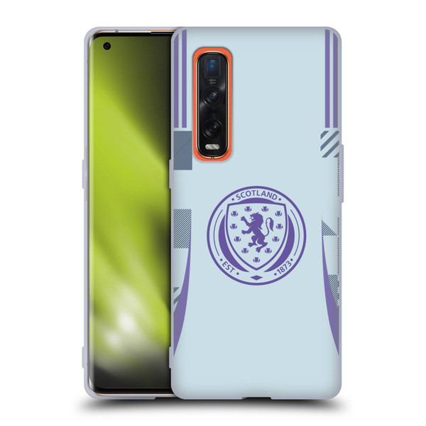 Scotland National Football Team 2024/25 Kits Away Soft Gel Case for OPPO Find X2 Pro 5G