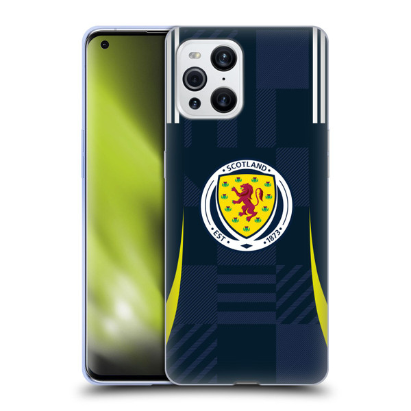 Scotland National Football Team 2024/25 Kits Home Soft Gel Case for OPPO Find X3 / Pro