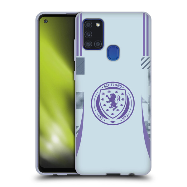 Scotland National Football Team 2024/25 Kits Away Soft Gel Case for Samsung Galaxy A21s (2020)