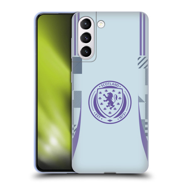 Scotland National Football Team 2024/25 Kits Away Soft Gel Case for Samsung Galaxy S21+ 5G