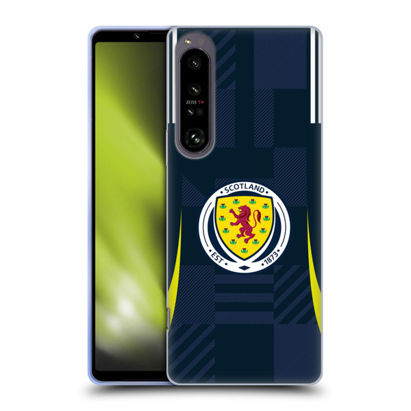 Scotland National Football Team 2024/25 Kits Home Soft Gel Case for Sony Xperia 1 IV