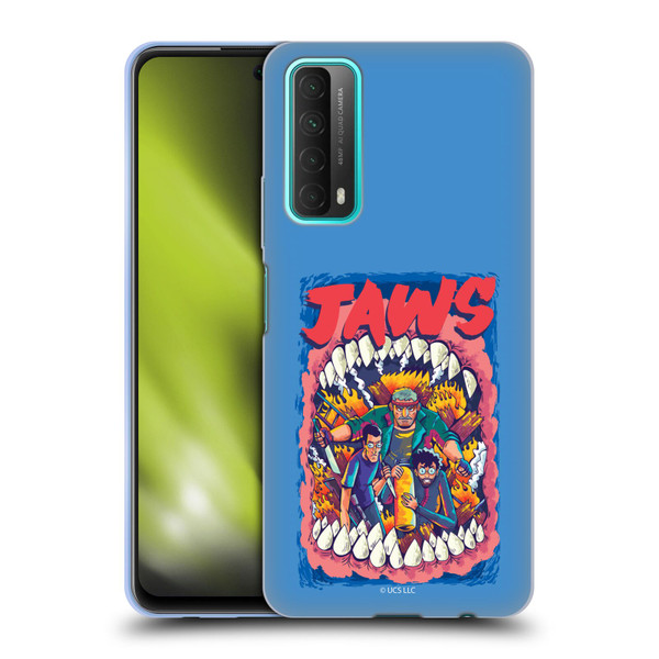 Jaws Art Key Art Soft Gel Case for Huawei P Smart (2021)