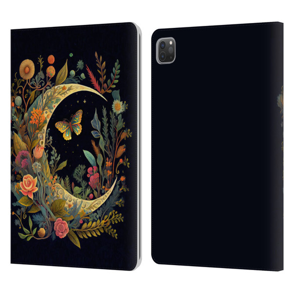 JK Stewart Art Crescent Moon Leather Book Wallet Case Cover For Apple iPad Pro 11 2020 / 2021 / 2022