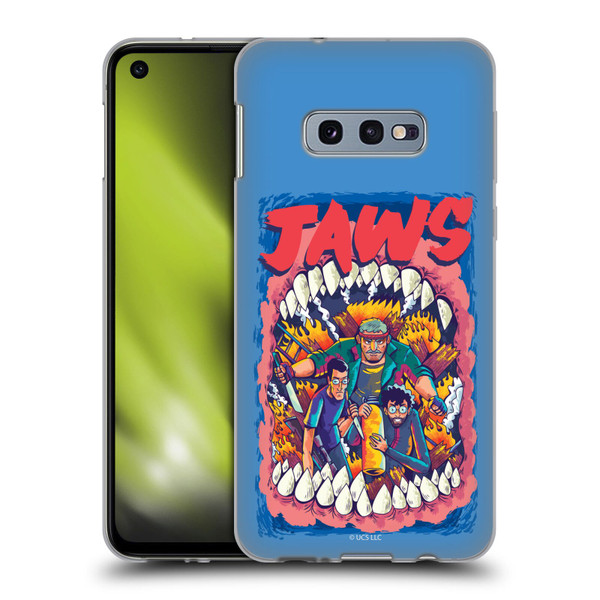 Jaws Art Key Art Soft Gel Case for Samsung Galaxy S10e