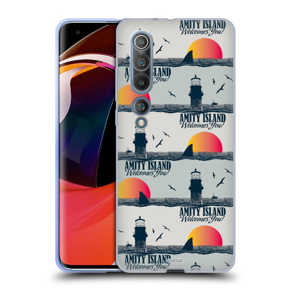 Jaws Art Pattern Amity Soft Gel Case for Xiaomi Mi 10 5G / Mi 10 Pro 5G