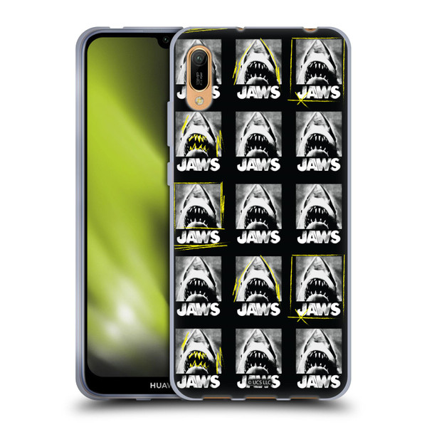 Jaws Graphics Pattern Black Soft Gel Case for Huawei Y6 Pro (2019)