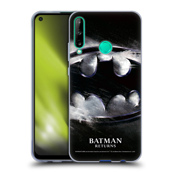 Batman Returns Key Art Oversized Logo Soft Gel Case for Huawei P40 lite E