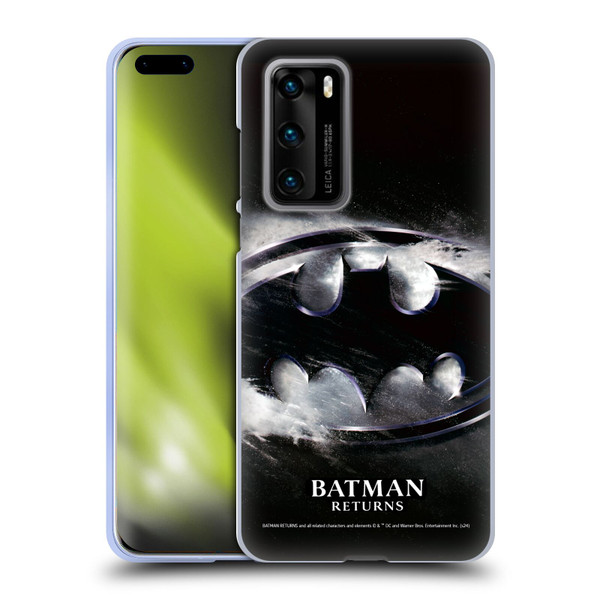 Batman Returns Key Art Oversized Logo Soft Gel Case for Huawei P40 5G