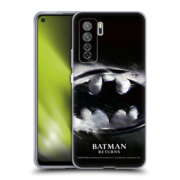 Batman Returns Key Art Oversized Logo Soft Gel Case for Huawei Nova 7 SE/P40 Lite 5G