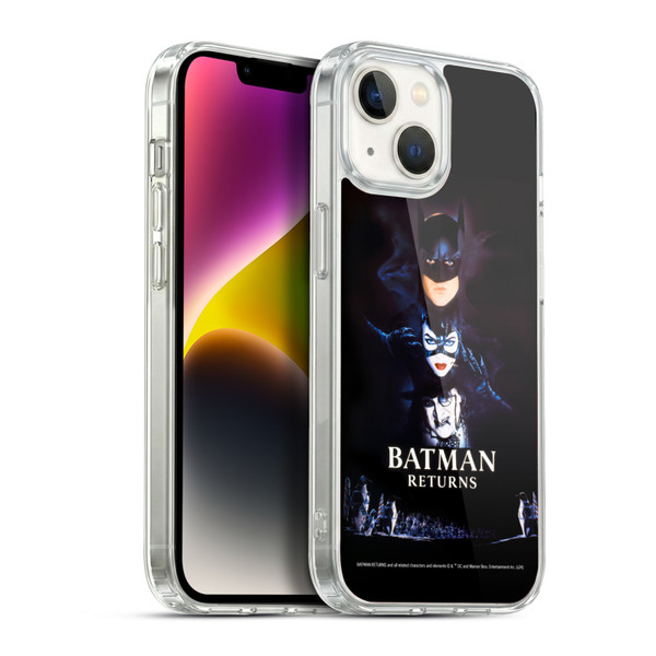 Batman Returns Key Art Poster Soft Gel Case for Apple iPhone 14